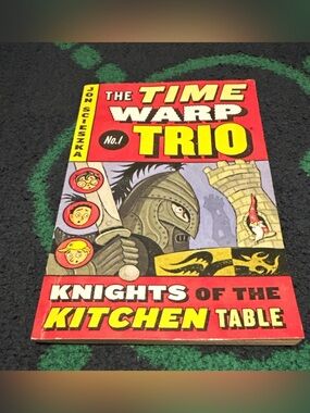 Jon Scieszka Time Warp Trio #1 Knights of the Kitchen Table 1998 TP Puffin